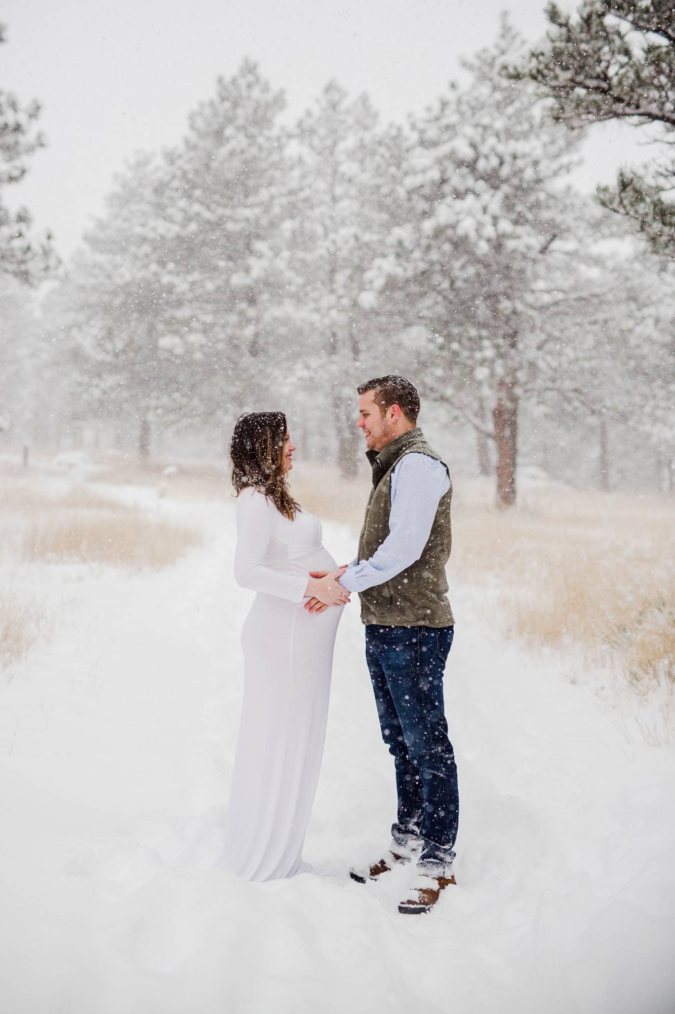 Winter Wonderland Boulder Maternity Photographer Be Boulder Photography 0781